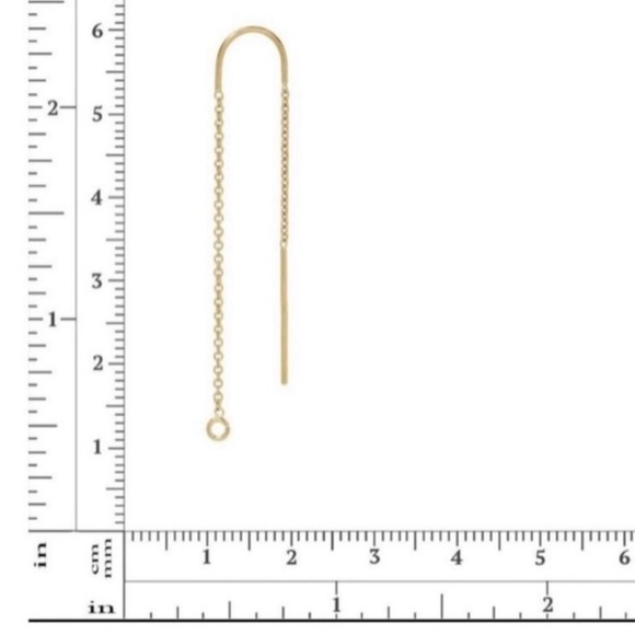 248A. 14k Gold Filled Threaders with 24k Electroplated Button Pearls Earrings - Picture 5 of 5